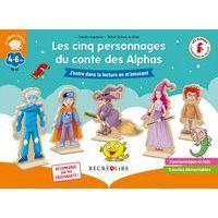 Les 5 personnages du conte la planète des Alphas - Image principale