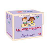 Les lettres rugueuses Montessori - Les majuscules cursives - Image principale