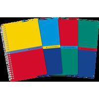 Carnet 180 pages 9x14cm 5x5 coloris assortis - Conquerant