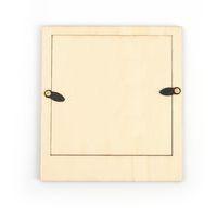 Cadre photo type polaroid bois 94x100x4mm - Image 4