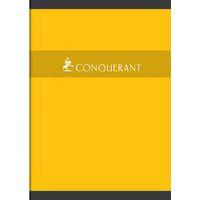 CONQUERANT Cahier A4 Petits Carreaux 5mm 192 Pages Agrafées Couverture Carte Coloris Assortis thumbnail image 2