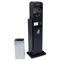 Cendrier-poubelle colonne sur socle Manutan - 2L/8L thumbnail image 11