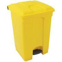 Poubelle plastique agroalimentaire 45 L jaune thumbnail image 3