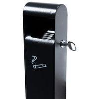 Cendrier mural avec serrure - 3 L gris - Image 2