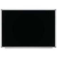 Tableau en acier émaillé noir Ht 100x200 encad.alumin.porte amovisible Ulmann