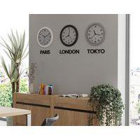 Horloge ronde Ø 30 cm cadran coloris blanc - Image 3