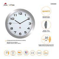Horloge quartz Ø 38 cm cadran coloris  gris thumbnail image 2