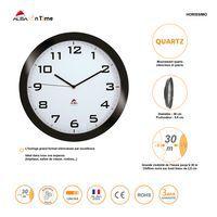 Horloge quartz Ø 38 cm cadran coloris noir thumbnail image 3