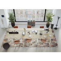 Horloge murale carrée LED Bleu Noir - Image 5