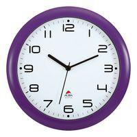 Horloge quartz Ø 30 cm cadran coloris violet - Image principale