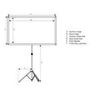 Ecran de projection portable Cross Screen 112 x 200 cm - Oray - Image 5