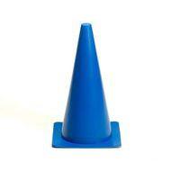 Cône de delimitation de terrain 35 cm pvc bleu - Image principale