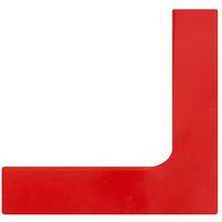 Marquage au sol angle - rouge - Image principale