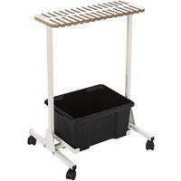 Chariot range raquettes, volants, balles - Casal Sport avec bac de 30 litres