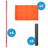 Lot de 4 poteaux calcio articules - Image 2