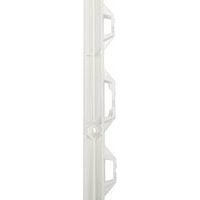 Lot de 10 Piquets plastique standard 138 cm blanc 12 illets par 10 - Image 5