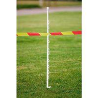 Lot de 10 Piquets plastique standard 138 cm blanc 12 illets par 10 - Image 4