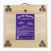 Jeu de palets sur planche 70x70 cm
