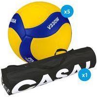 Lot 5 ballons volley - Mikasa - V330W
