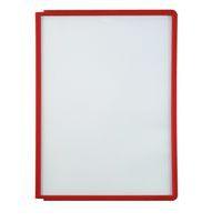 Lot de 5 pochettes de visualisation Sherpa & Vario - A4 - Rouge - Image principale