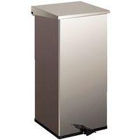 Poubelle à pédale industrielle résistant au feu - 55 L - Image principale