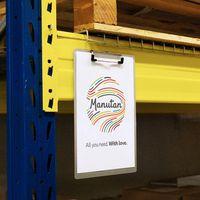 Porte-bloc A4 aluminium magnétique haute résistance Manutan - Image 5