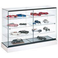 Vitrine ASF147 Lxhxp: 125 x 90 x 46 cm socle Blanc thumbnail image 2