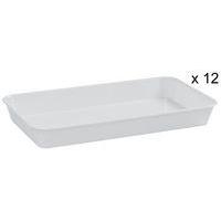 Lot de 12 Plat HIPS 29 cm HIPS Blanc cassé - Image 2