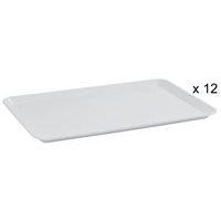 Lot de 12 Plateau HIPS 36 cm HIPS Blanc thumbnail image 2
