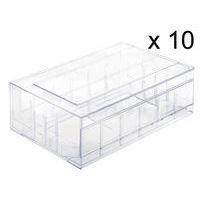 10 Blocs tiroirs en polystyrène cristal 10 Litres thumbnail image 3