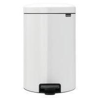 Poubelle à pédale NewIcon 20L blanche Brabantia - Image principale