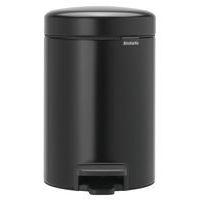 Poubelle à pédale NewIcon 3L - Brabantia, Coloris : Noir - Image principale