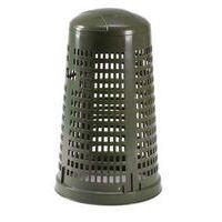 Poubelle ronde en plastique perforé Ruff - Image principale