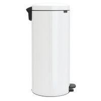 Poubelle à pédale NewIcon 30L blanche avec liner métal - Image 2