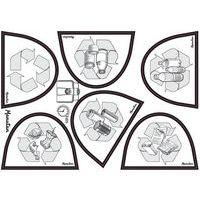 Poubelle plastique agroalimentaire 45 L rouge thumbnail image 2