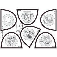 Poubelle plastique agroalimentaire 45 L blanc thumbnail image 3