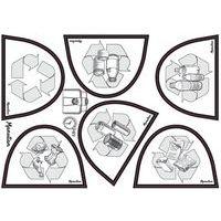 Poubelle plastique agroalimentaire 70 L jaune - Image 2