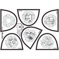 Poubelle plastique agroalimentaire 90 L rouge thumbnail image 4