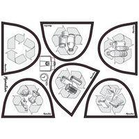 Poubelle plastique agroalimentaire 90 L blanc thumbnail image 4