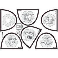 Poubelle plastique agroalimentaire 90 L jaune thumbnail image 3