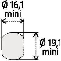 Moraillon porte-cadenas pour vestiaire monobloc multicases - Image 3