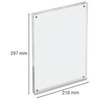 Cadre photo ou affichette magnétique transparent A4- Manutan - Image 5