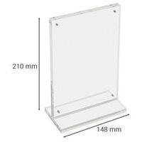 Cadre photo ou affichette magnétique en forme T A5 - Manutan - Image 3