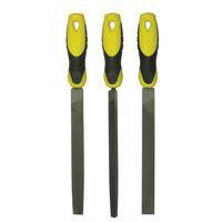 Jeu de 3 limes mi-douces 200mm - Stanley