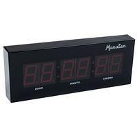 Horloge LED rouge boitier plastique 31 x 12 x 4 cm thumbnail image 3