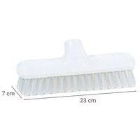 Balai à brosse dur 22 cm - Blanc - Manutan - Image 4