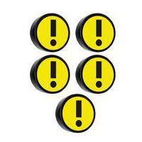 Lot de 5 aimantsean Management Attention Jaune - Image 4