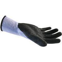 10 paires de gants tricotés enduits latex T10 Bleu/Noir thumbnail image 3