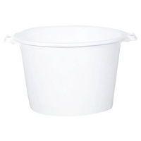 Bassine ronde 120 L polypropylène - blanc - Image principale