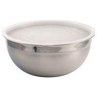 Lot de 6 saladiers inox avec couvercle polypropylène Plastorex
